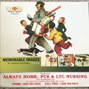 Norman Rockwell 2008 Calendar Nostalgia